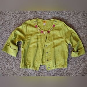 Ruby Rd. Lime Green Jacket Blazer